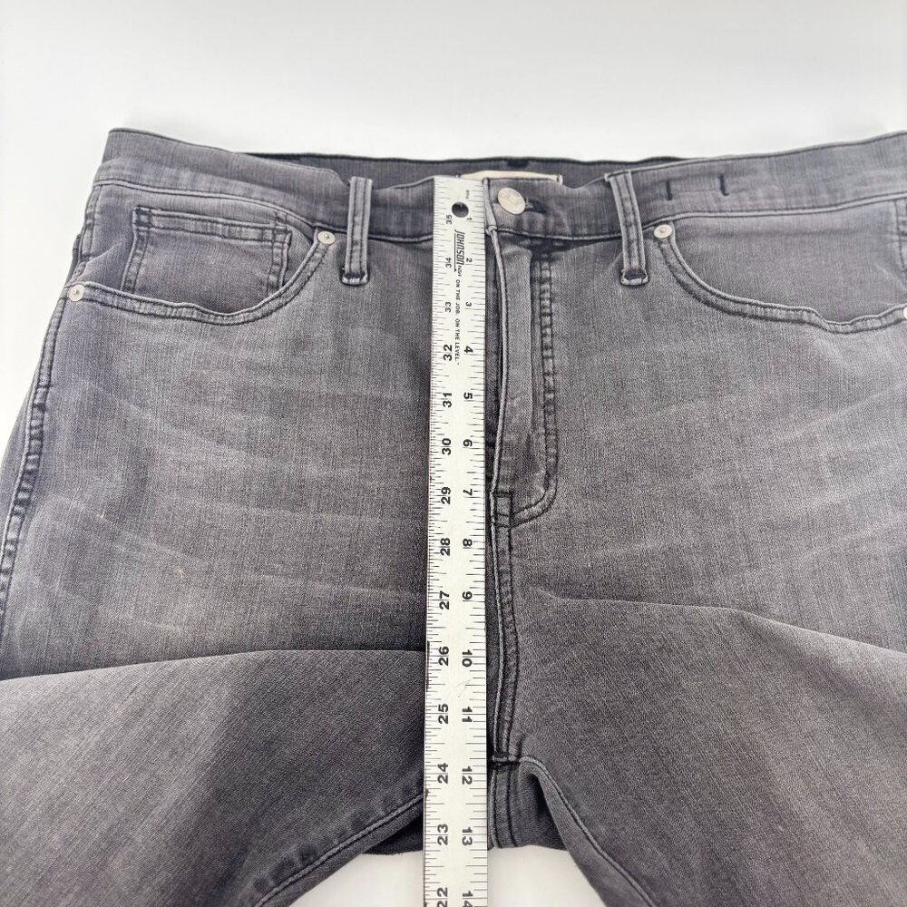 Madewell Womens Black Faded "STOVEPIPE" Skinny Jeans Size 31 - Picture 8 of 10